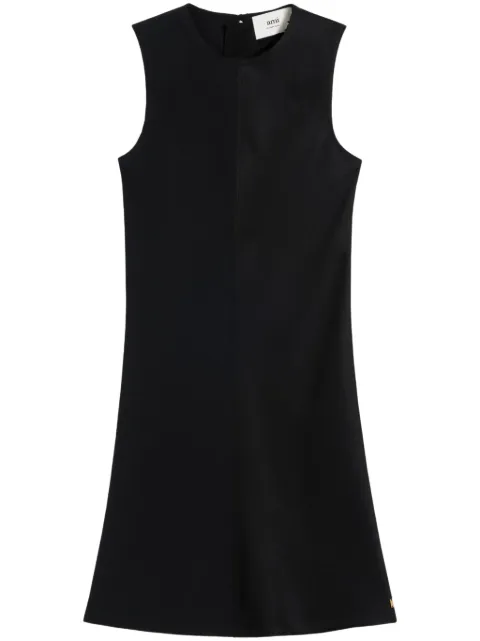 AMI Paris sleeveless dress Black E25FDR066AC0014