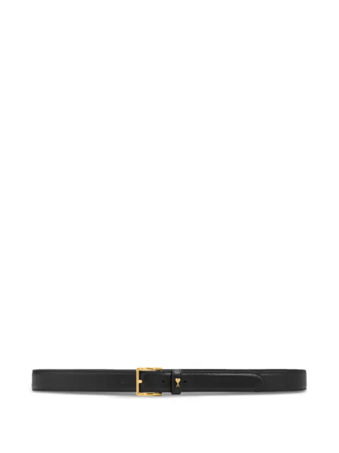 AMI Paris Paris Paris leather belt Black H26UBL029AL0104