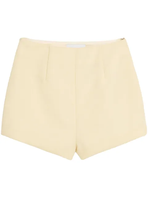 AMI Paris High Waist Mini Short Neutrals E25FSO112WV0068