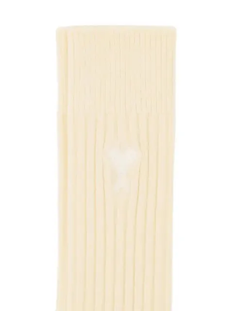 AMI Paris Ami de Coeur socks Neutrals H25USC023379