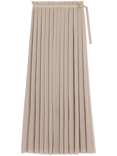 AMI Paris pleated skirt Neutrals E25FSK353PL0027