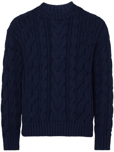 Vilebrequin cable-knit sweater Blue PHLC4S01