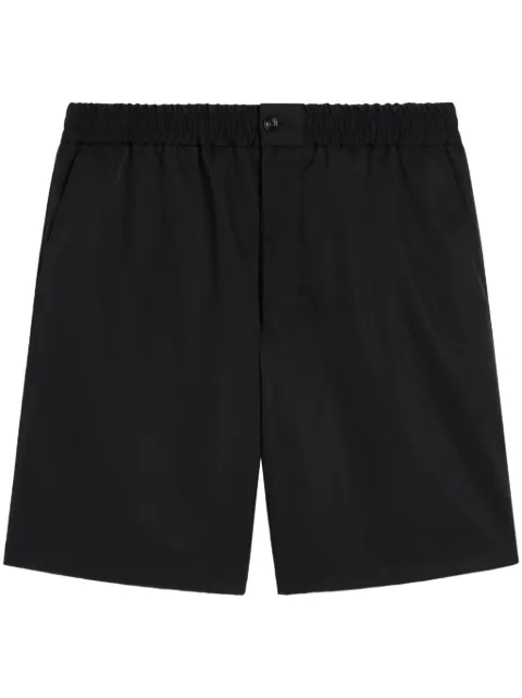 AMI Paris elasticated-waist shorts Black E25HSO304PA0007