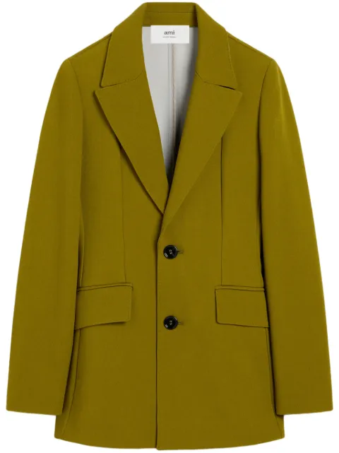AMI Paris wool blazer Green E25FBV102WV0045