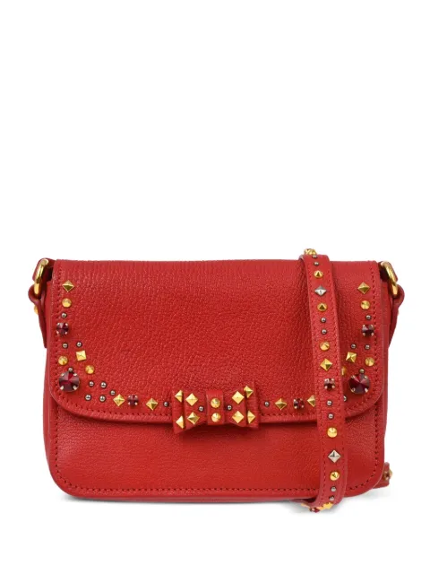 Miu Miu Pre-Owned 2000s studded crossbody bag Red 194A