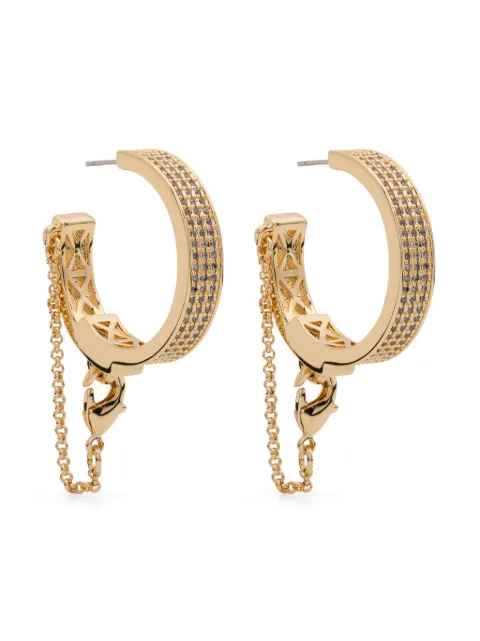 Eddie Borgo Chain hoop earrings Gold ER2336P021CLG