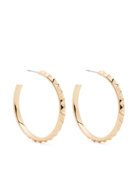 Eddie Borgo Pyramid hoop earrings Gold ER200702