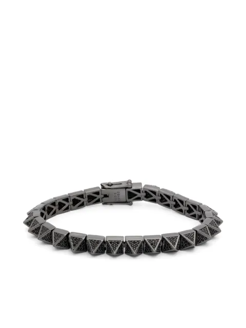 Eddie Borgo Pavé Pyramid bracelet Black EB332304