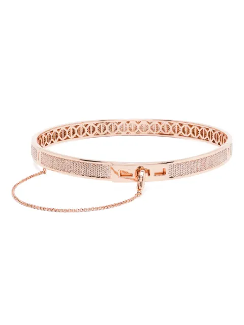 Eddie Borgo 12K rose gold Pavé Safety Chain choker Gold NK1738P030