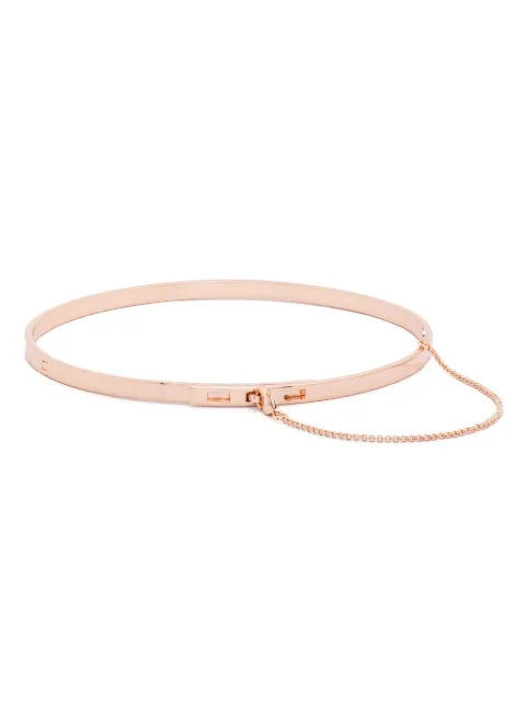 Eddie Borgo Thin Safety Chain choker Pink NK160003
