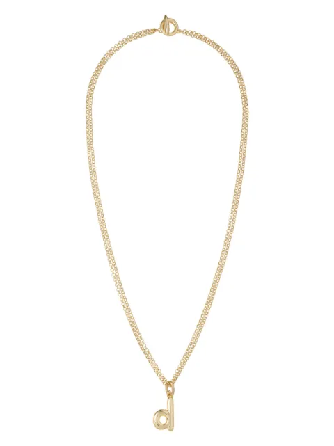 Roxanne Assoulin The Puffy Initial necklace Gold RXH24SN100D