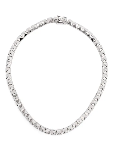 Eddie Borgo Pyramid necklace Silver EN215201