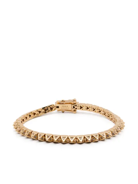 Eddie Borgo Pavé Pyramid tennis bracelet Gold EB3325020C