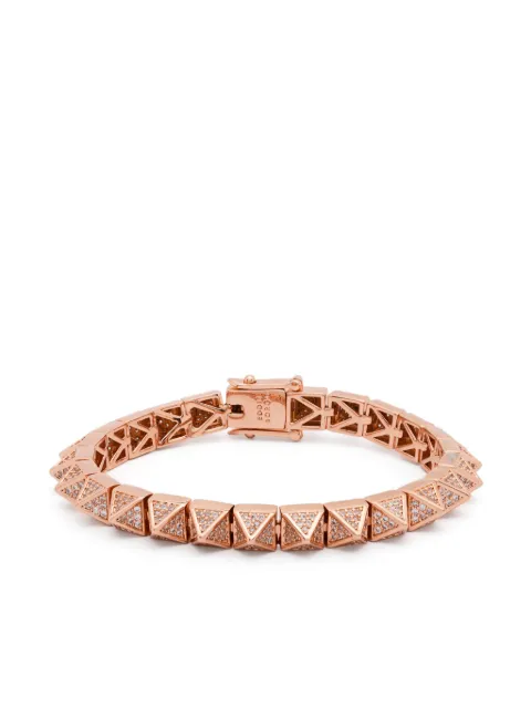 Eddie Borgo Pavé Pyramid bracelet Pink EB332303