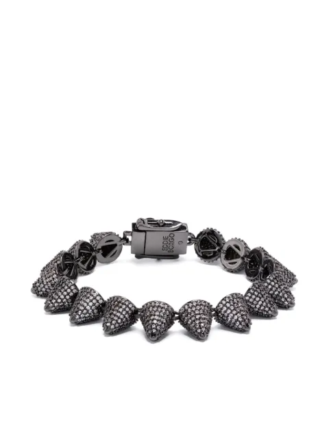Eddie Borgo Cone pavé bracelet Silver BRSMACP040C
