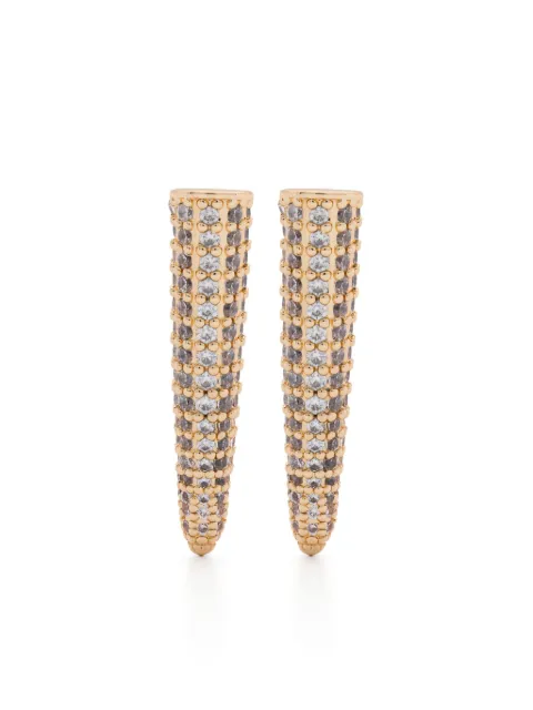 Eddie Borgo small Pavé Spike earrings Gold ER1604P020C