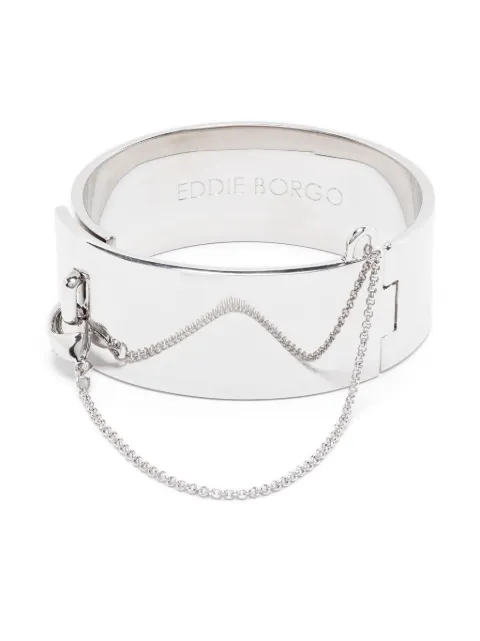 Eddie Borgo Safety Chain cuff Silver BR900201