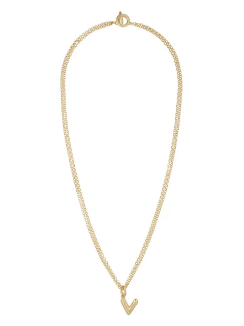 Roxanne Assoulin The Puffy Initial necklace Gold RXH24SN100V