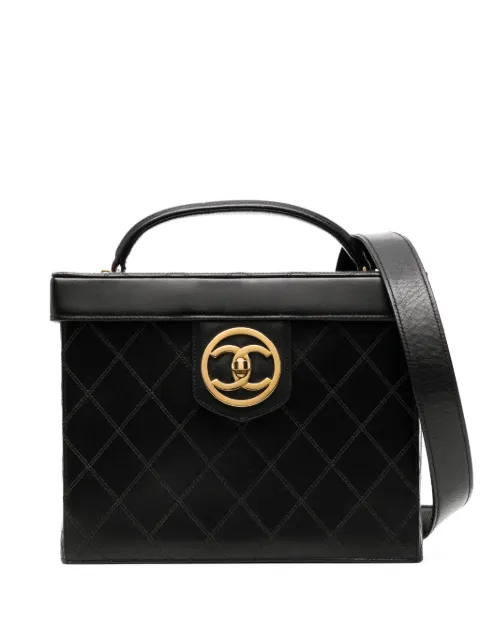 CHANEL Pre-Owned 1994 Vanity Case Black CSAH8318