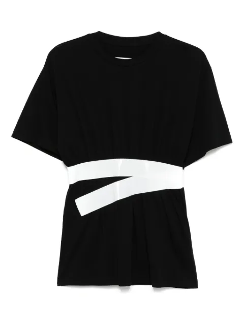 MM6 Maison Margiela tape-embellished T-shirt Black S52GC0335M20048