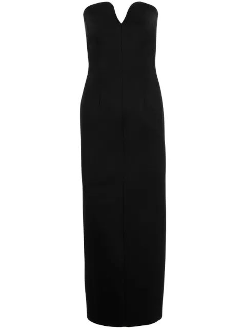 KHAITE Yao maxi dress Black 54664092200
