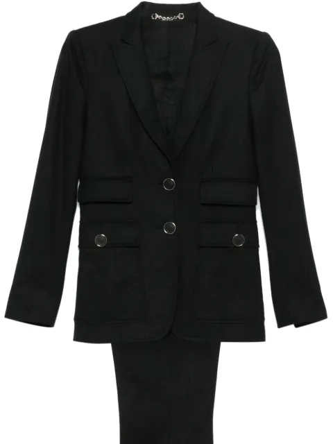 Gucci Pre-Owned 2000s single-breasted blazer Grey GUC750NQ
