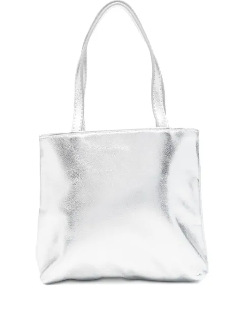 Hai leather tote bag Silver LITTLELEATHERBAG