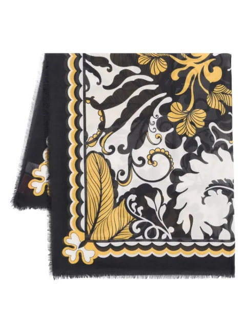 La DoubleJ square scarf Black SCA0055MOS001MRE01BL03