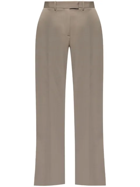 The Attico virgin-wool palazzo pants Neutrals 250WCP00253WWW046AA