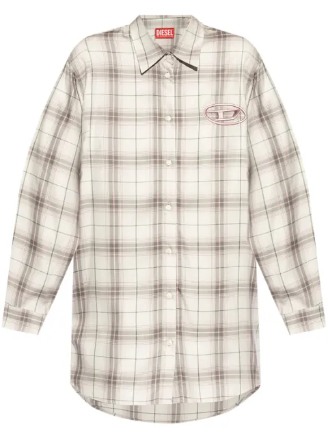 Diesel D-Dalis-Q1 shirt dress Neutrals A168360HQAN