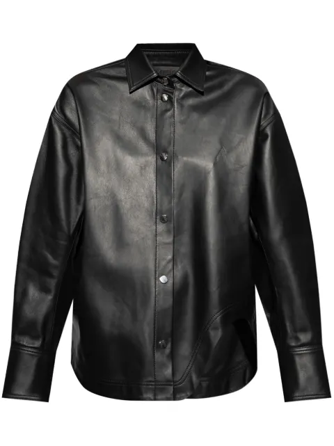 The Attico embroidered shirt Black 250WCB00074LBT129AA