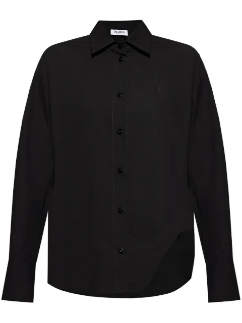The Attico embroidered shirt Black 250WCH00014CCC052AA