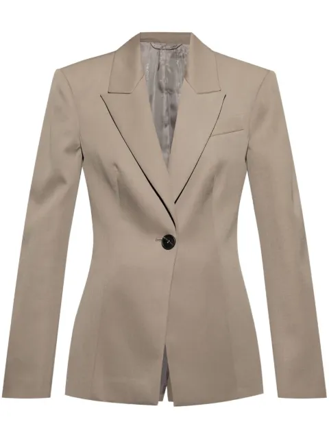 The Attico single-breasted blazer Neutrals 250WCG00061WWW046AA