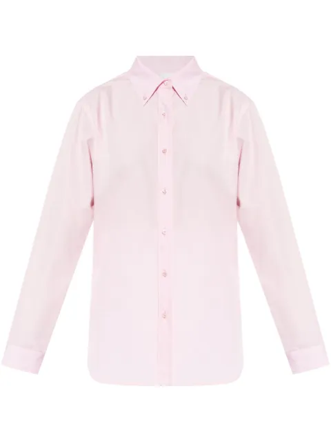 Givenchy embroidered-logo shirt Pink BW61D6G1ZE