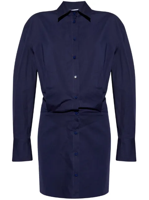 The Attico button-up mini dress Blue 250WCA00093CCE001AA