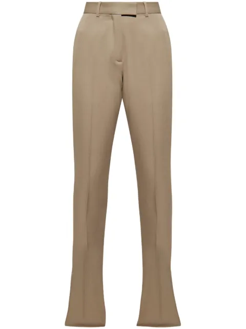 The Attico virgin-wool tailored trousers Neutrals 250WCP00250WWW046AA