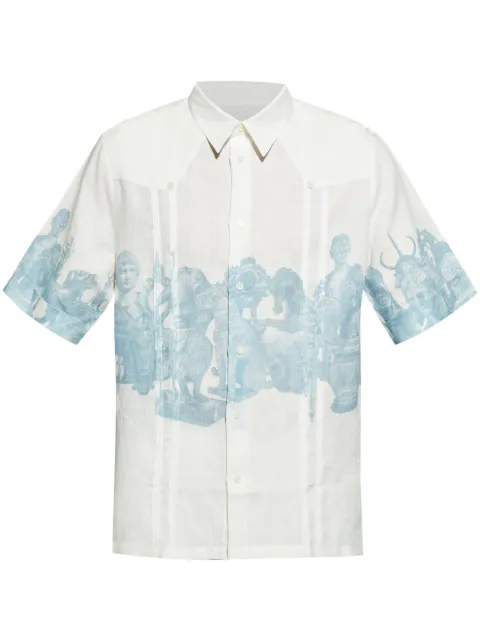 Givenchy graphic-print shirt White BM612H15WA