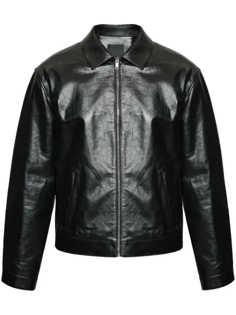Givenchy leather jacket Black BM01A761QR