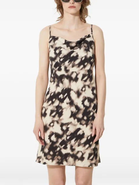 SAMSOE SAMSOE cowl-neck mini dress Neutrals F24100162