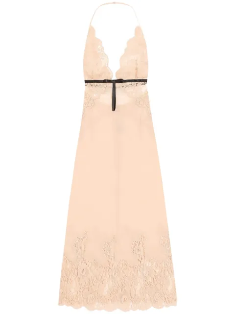 Dolce & Gabbana lace-appliqué nightdress Neutrals O6A41TON06O