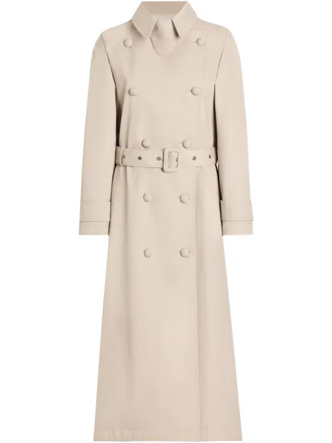 Dolce & Gabbana long trench coat Neutrals F0W3STHUMVM