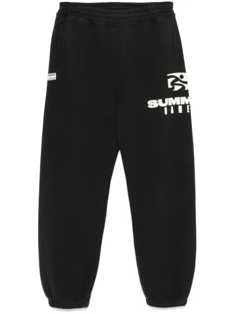 SUMMER GAMES logo-print track pants Black SG2420104
