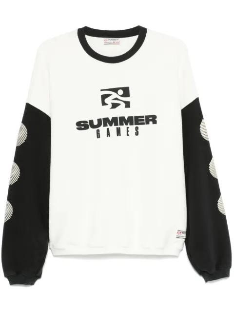 SUMMER GAMES logo-print sweatshirt Neutrals SG2420106