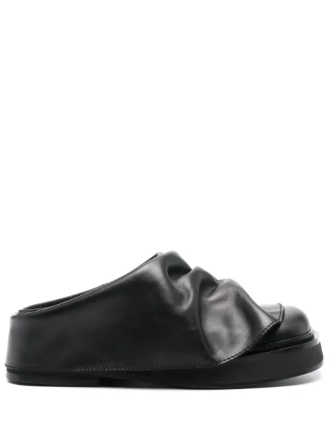 The Attico Mini Robin sabot Black 250WSH00855LBT019AA