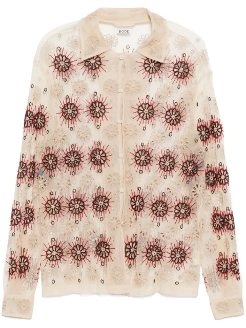 BODE Solarium shirt Neutrals MRF24SH039