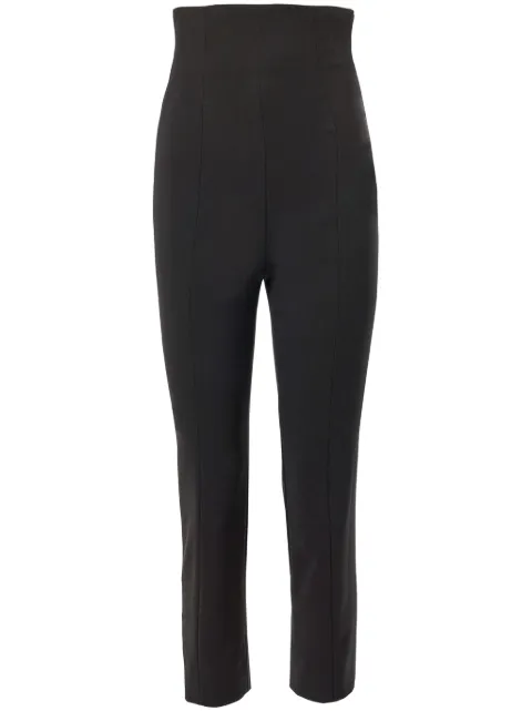 Carolina Herrera high-waisted capri trousers Black R2511N401BWT