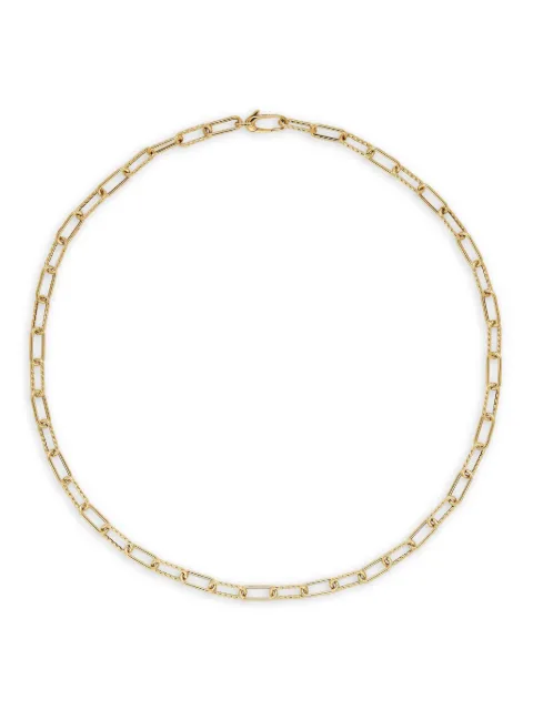 David Yurman 18kt yellow gold DY Madison chain necklace (4mm) Gold N178418816
