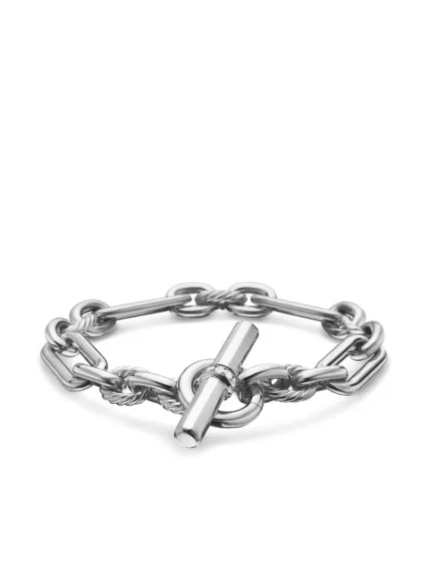 David Yurman sterling silver Lexington chain diamond bracelet (9.8mm) Silver B16699DSSADI