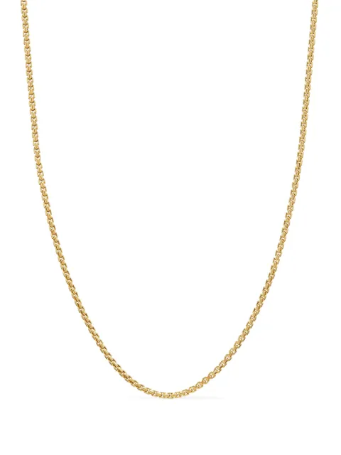 David Yurman 18kt yellow gold Box Chain necklace (1mm) Gold CH01308821