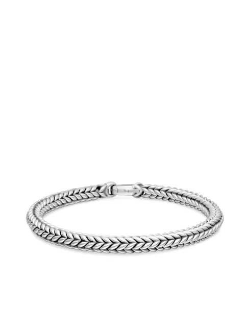 David Yurman sterling silver Chevron bracelet (6mm) Silver B25455MSS